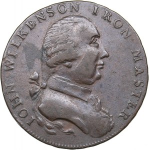 Great Britain - John Wilkinson Halfpenny Token 1793