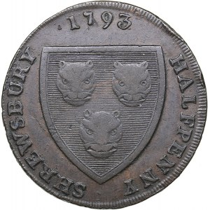 Great Britain - Shrewsbury Halfpenny Token 1793