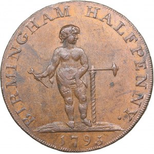Great Britain - Warwickshire. Birmingham Halfpenny Token 1793