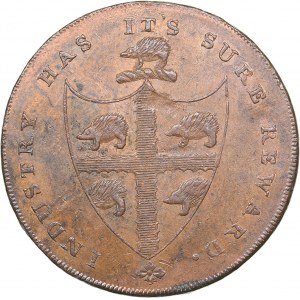 Great Britain - Warwickshire. Birmingham Halfpenny Token 1793