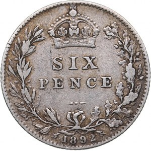 Great Britain 6 pence 1892