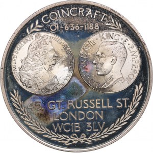 Great Britain medal Richard Lobels 30 years in numismatics, 1985