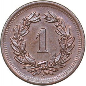 Switzerland 1 rappen 1895