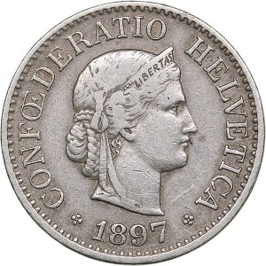 Switzerland 10 cent 1897 B