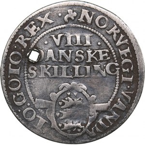 Denmark 8 skilling 1608