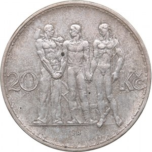 Czechoslovakia 20 korun 1933