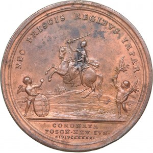 Hungary medal Coronation as King of Hungary at Pressburg, 1741 - Maria Theresa (1740-80)