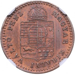 Hungary 5/10 kreuzer 1882 KB - NGC UNC Details