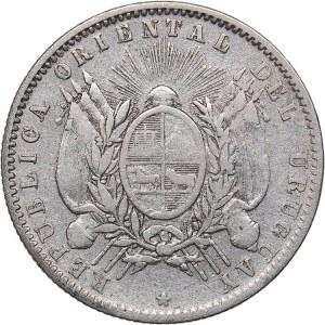 Uruguay 20 cents 1893