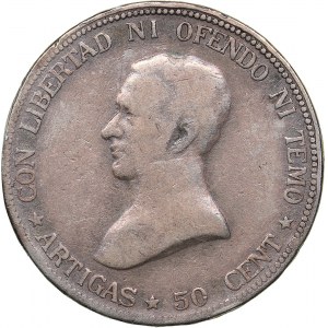 Uruguay 50 cents 1916