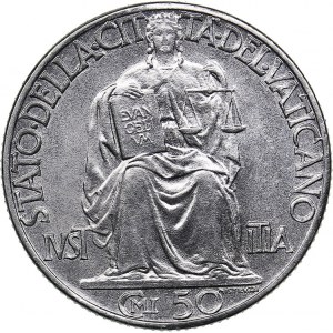 Vatican 50 centesimi 1942
