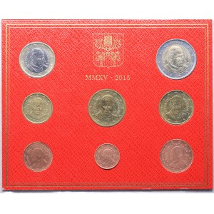 Vatican set of coins 2015