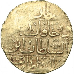 Islamic Coins, Ottoman, Ahmad III, gold ashrafi, Misr 1115 (AH 1115-1143 / AD 1703-1730)
