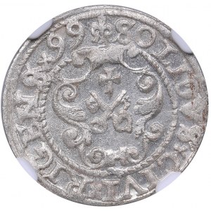 Riga - Poland solidus 1599 - Sigismund III (1587-1632) - NGC MS 66