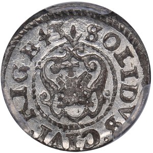 Riga - Sweden Solidus 1643 - Kristina (1632-1654) - PCGS MS64