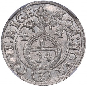 Riga - Sweden 1/24 taler 1644 - Kristina (1632-1654) - NGC MS 65