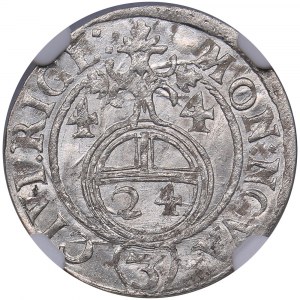 Riga - Sweden 1/24 taler 1644 - Kristina (1632-1654) - NGC MS 65