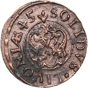 Livonia - Riga - Sweden Solidus 1645 - Kristina (1632-1654)