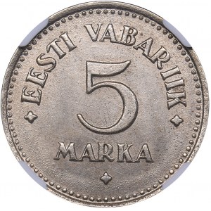 Estonia 5 marka 1924 - NGC MS 63