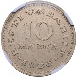 Estonia 10 marka 1926 - NGC MS 62