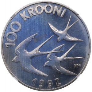 Estonia 100 krooni 1992 - NGC PF 67