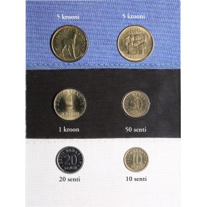 Estonia coins set 2004