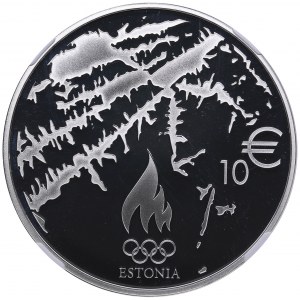 Estonia 10 euro 2014 - Olympics - NGC PF 68 ULTRA CAMEO