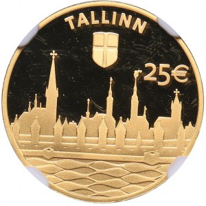 Estonia 25 euro 2017 - Hanseatic Tallinn - NGC PF 70 Ultra Cameo