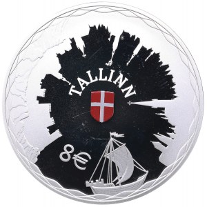 Estonia 8 euro 2017 - Hanseatic Tallinn