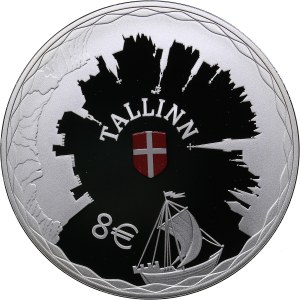 Estonia 8 euro 2017 - Hanseatic Tallinn