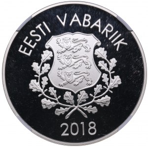 Estonia 10 euro 2018 - Olympics - NGC PF 70 Ultra Cameo