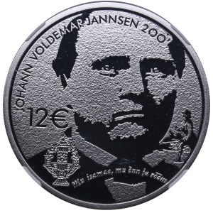 Estonia 12 euro 2019 - J. Jannsen - NGC PF 69 Ultra Cameo