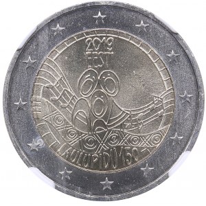 Estonia 2 euro 2019 - NGC MS 66