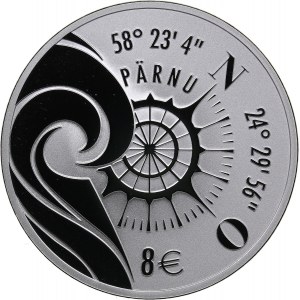 Estonia 8 euro 2021 - Pärnu