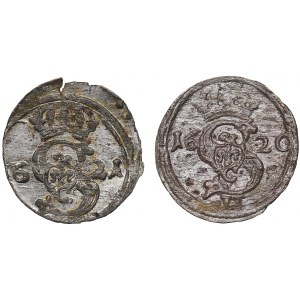Lithuania 2 denar 1620, 1621 - Sigismund III (1587-1632) (2)