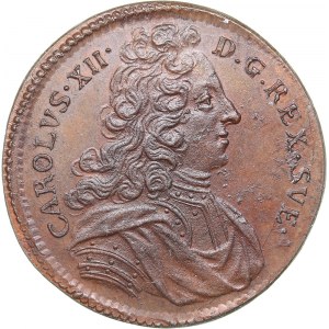 Sweden - Latvia medal Swedish victory over the combined Saxon-Polish and Russian armies near Riga on July 9, 1701.
