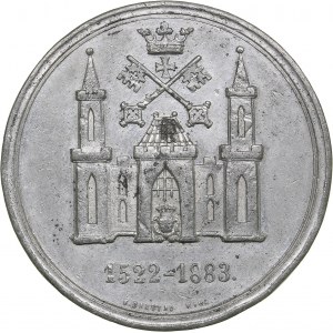 Latvia medal On the 400th birthday of Martin Luther. 1883