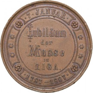 Latvia medal 100th anniversary of the Society of Leisure in Riga 1887