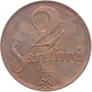 Latvia 2 santimi 1922