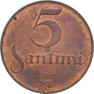 Latvia 5 santimi 1922