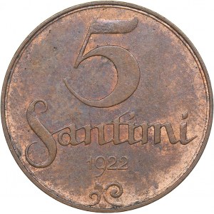 Latvia 5 santimi 1922