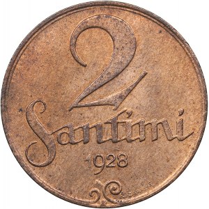 Latvia 2 santimi 1928