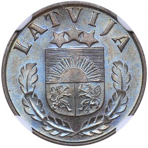 Latvia 1 santims 1939 - NGC MS 63 BN