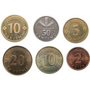 Latvia lot of coins 1992-2009 (6)