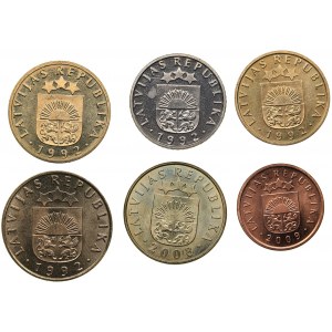 Latvia lot of coins 1992-2009 (6)