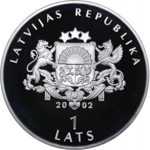 Latvia 1 lats 2002 - Olympics 2004