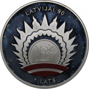 Latvia 1 lats 2008 - Latvia 90