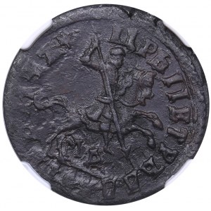 Russia Kopeck 1714 МД - NGC AU 55 BN