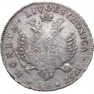 Russia - Livonia & Estonia 24 kopecks 1757