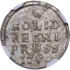 Russia - Prussia Solidus 1759 - NGC MS 62
